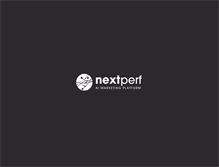 Tablet Screenshot of nextperf.com